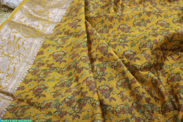 PURE SILK KALAMKARI SAREE.