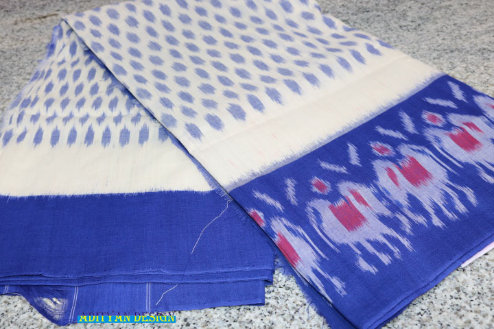 POCHAMPALLI IKKAT COTTON SAREE.