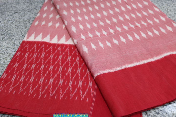 POCHAMPALLI IKKAT COTTON SAREE.