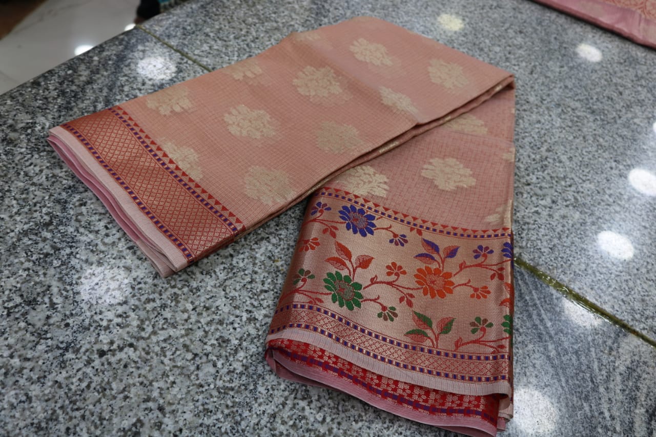 TISSUE KOTA  FANCY SAREE