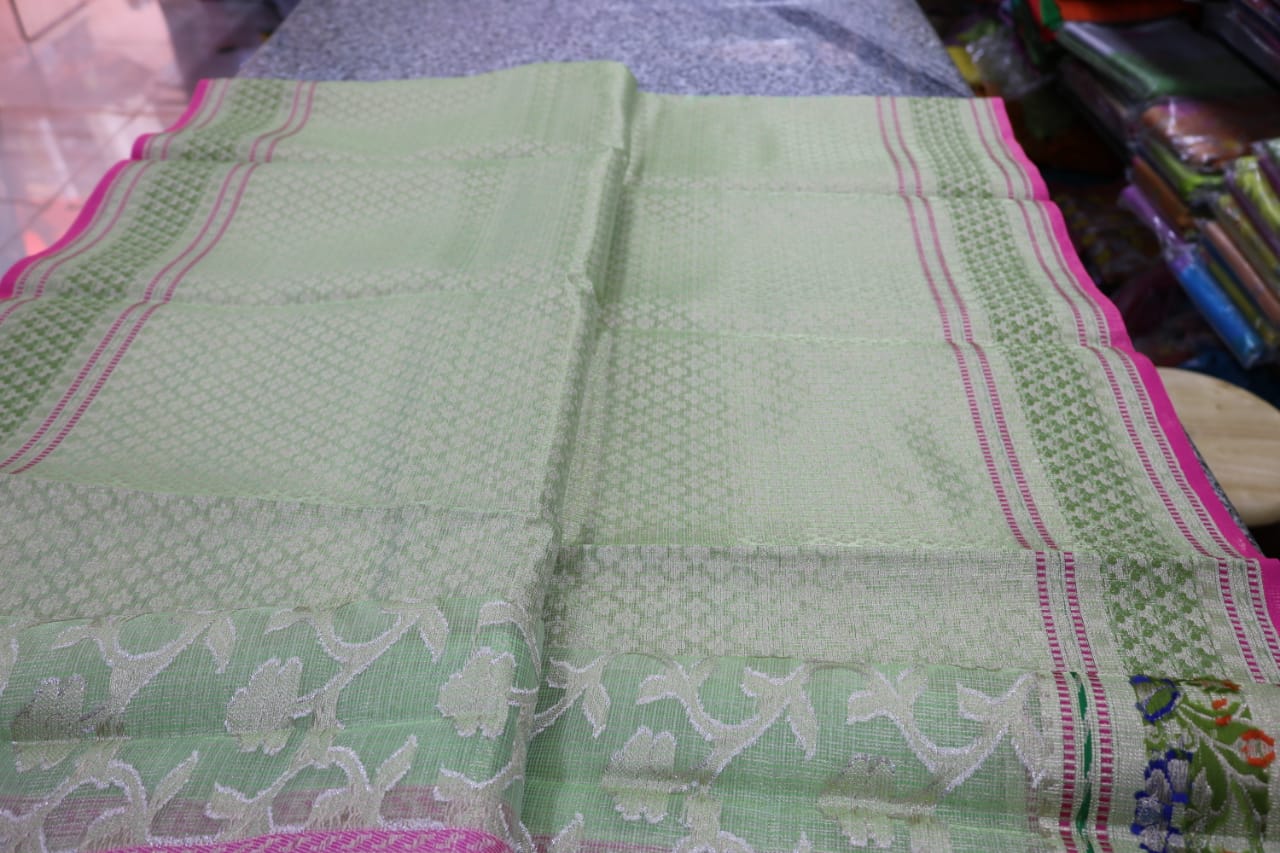 TISSUE KOTA  FANCY SAREE.