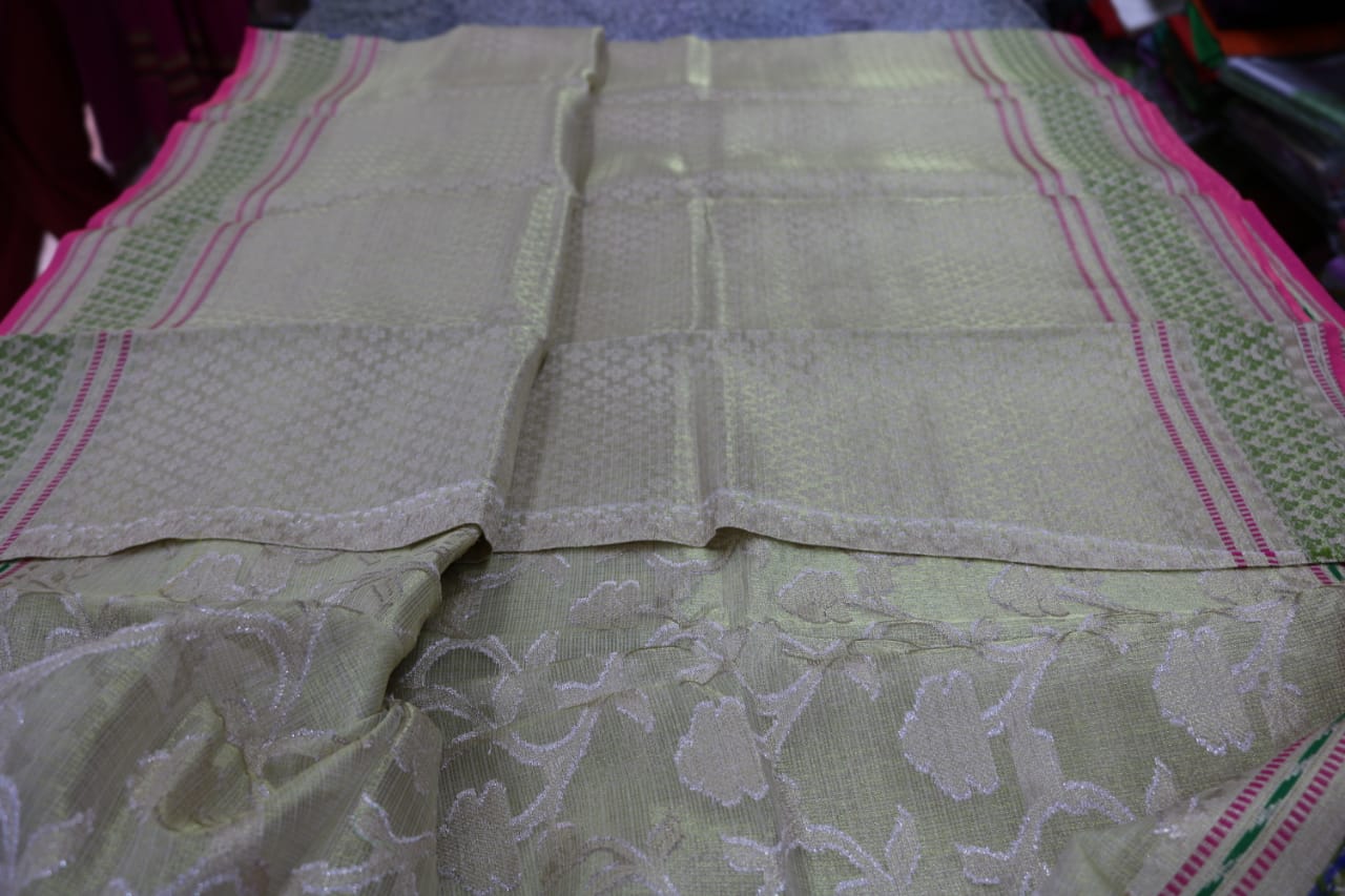 TISSUE KOTA  FANCY SAREE.