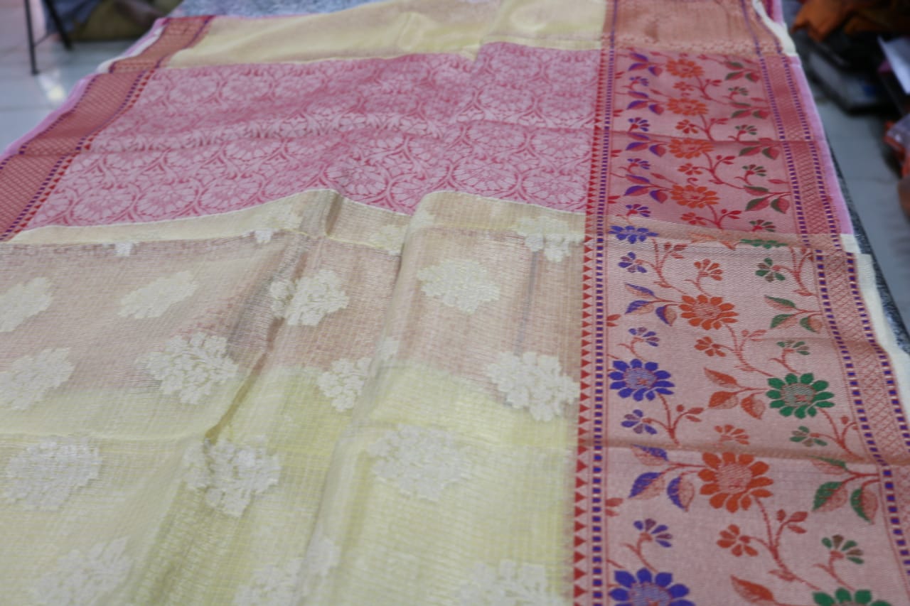 TISSUE KOTA  FANCY SAREE