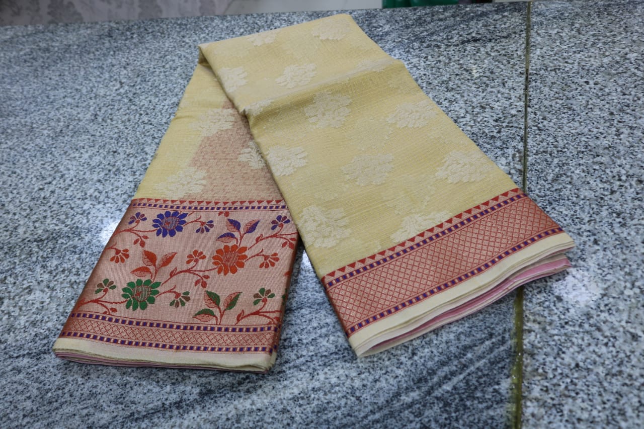 TISSUE KOTA  FANCY SAREE