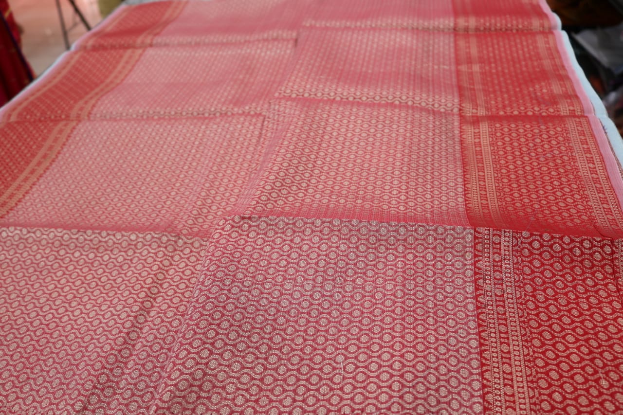 TISSUE KOTA  FANCY SAREE.