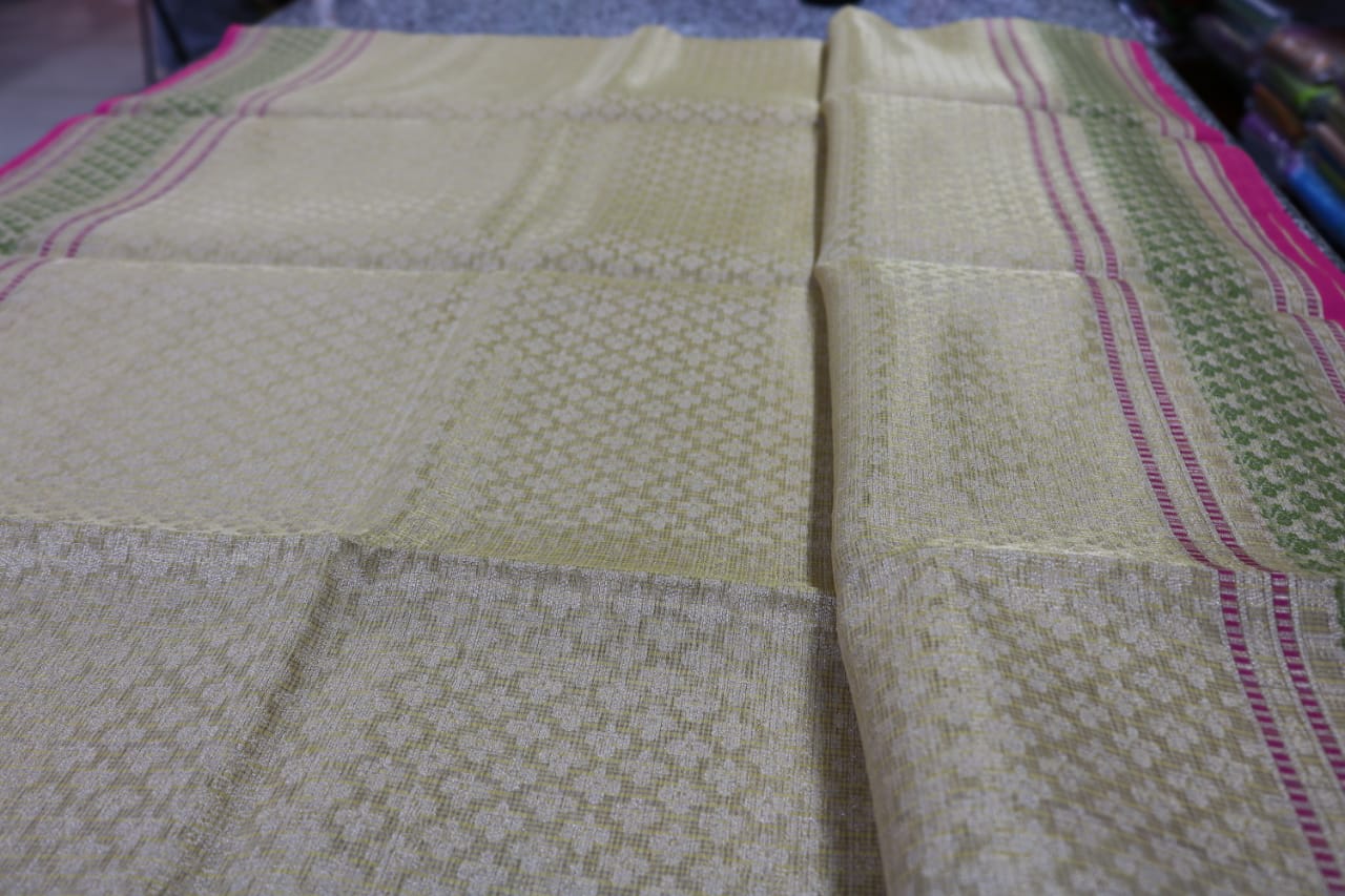 TISSUE KOTA  FANCY SAREE.