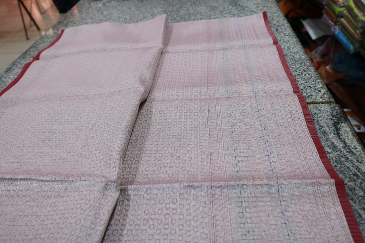 TISSUE KOTA  FANCY SAREE.