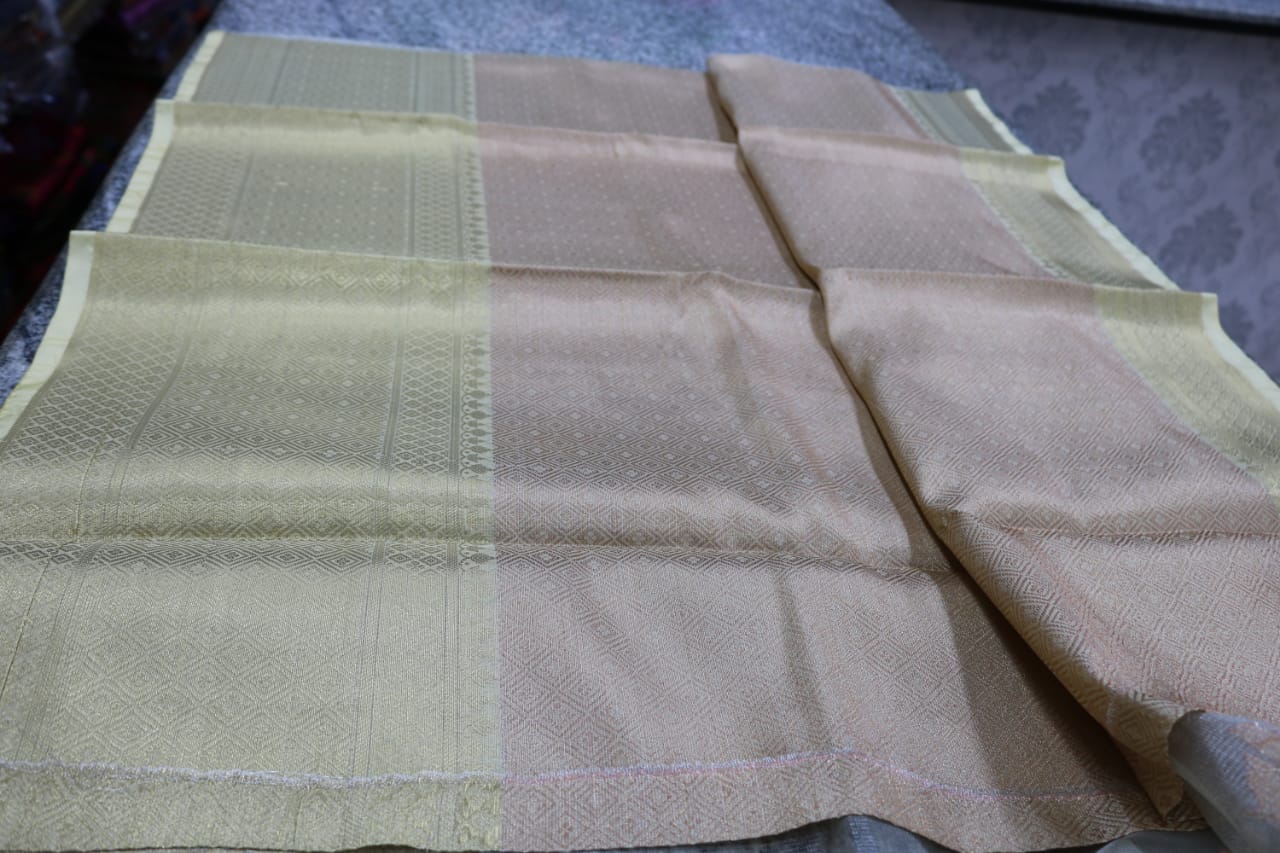 TISSUE KOTA  FANCY SAREE.