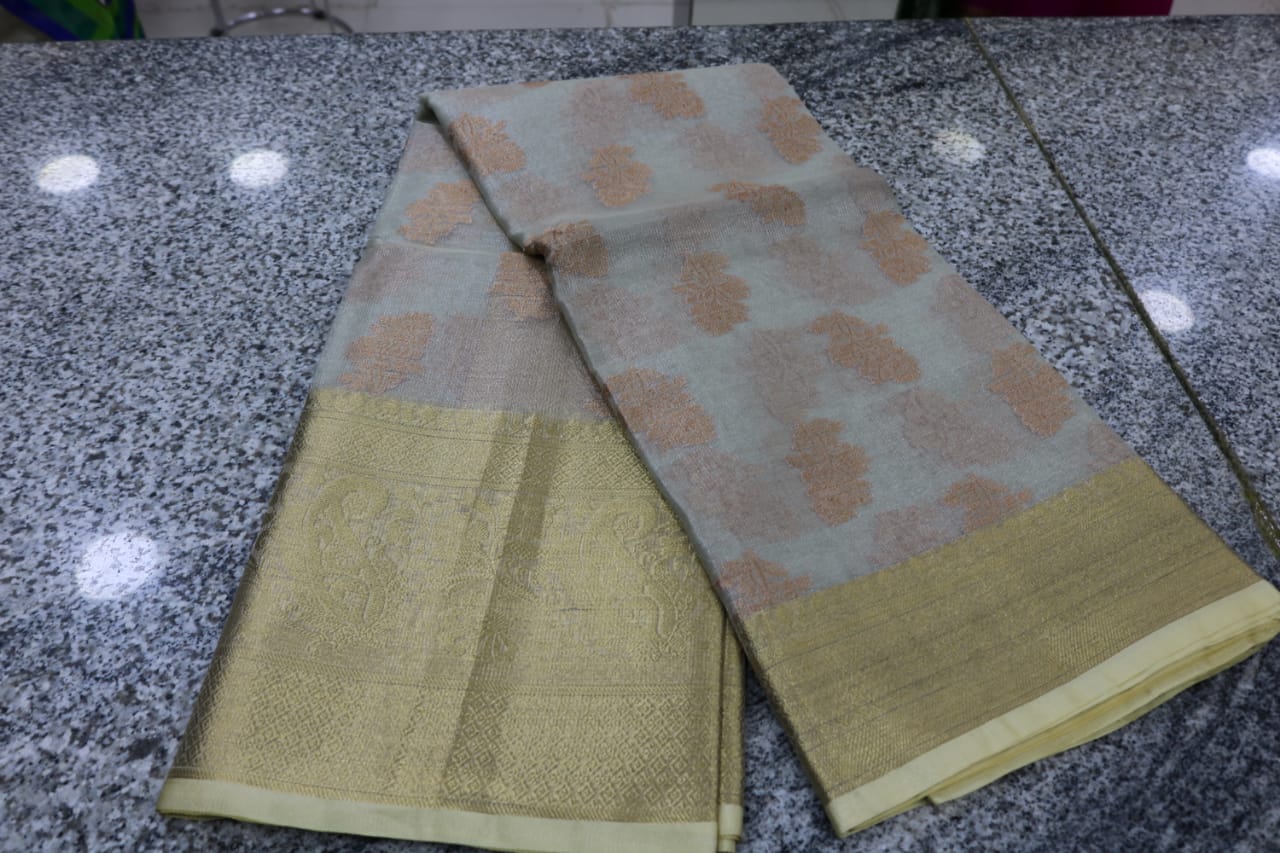 TISSUE KOTA  FANCY SAREE.