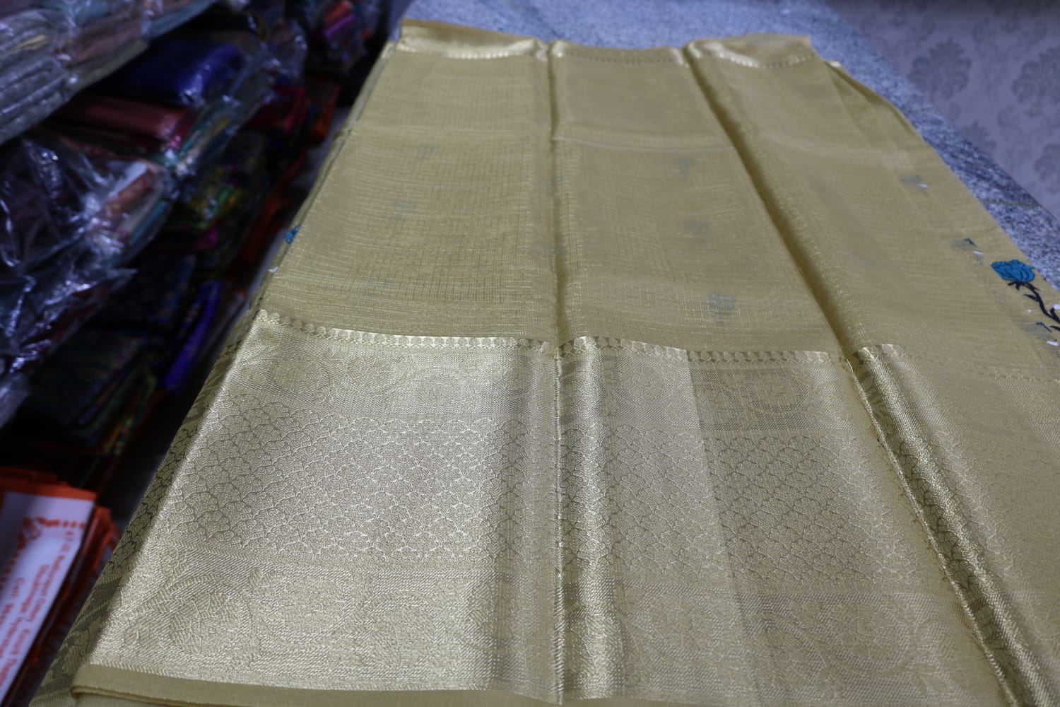 TISSUE KOTA  FANCY SAREE.