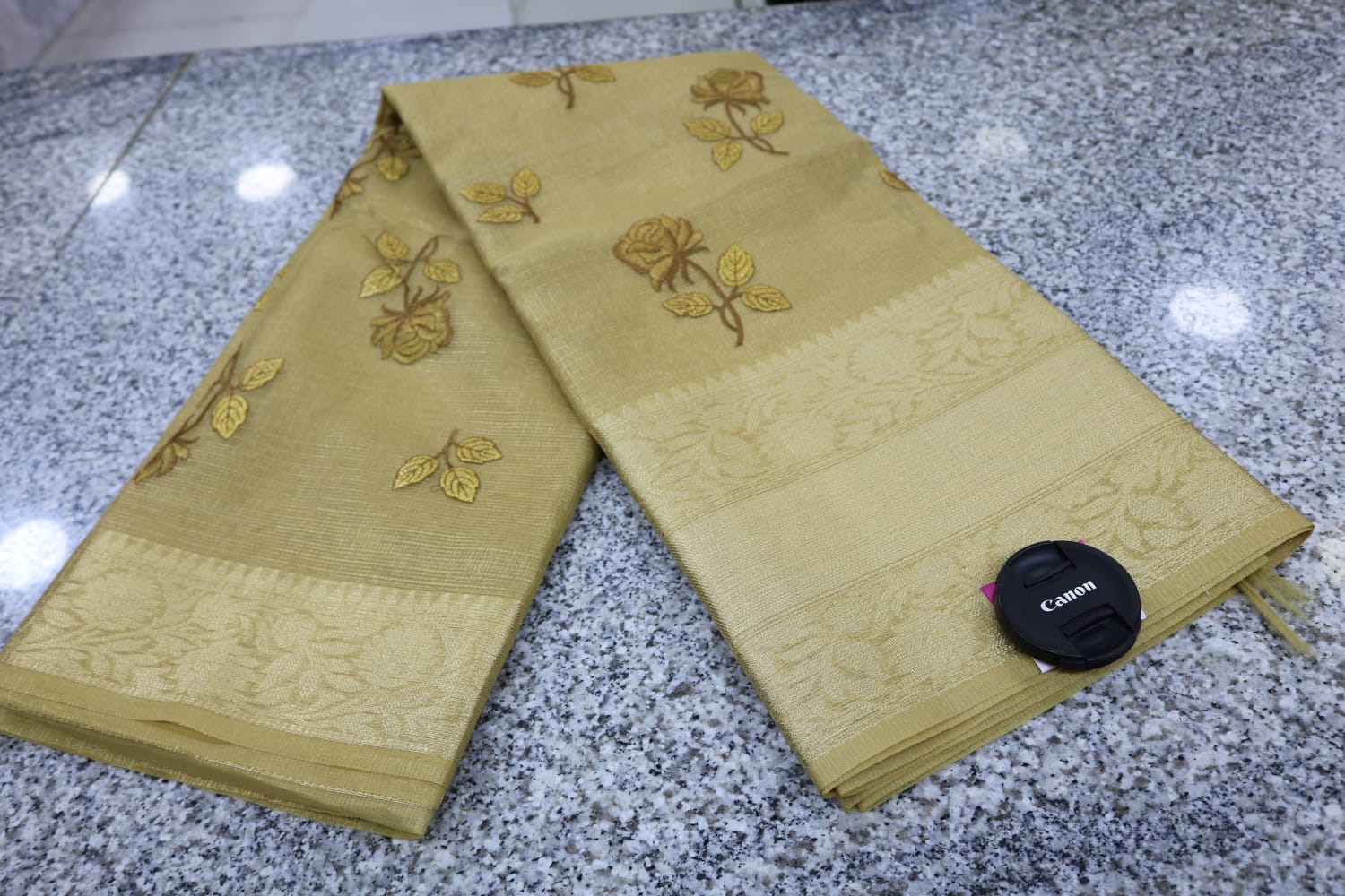  TISSUE KOTA  FANCY SAREE.